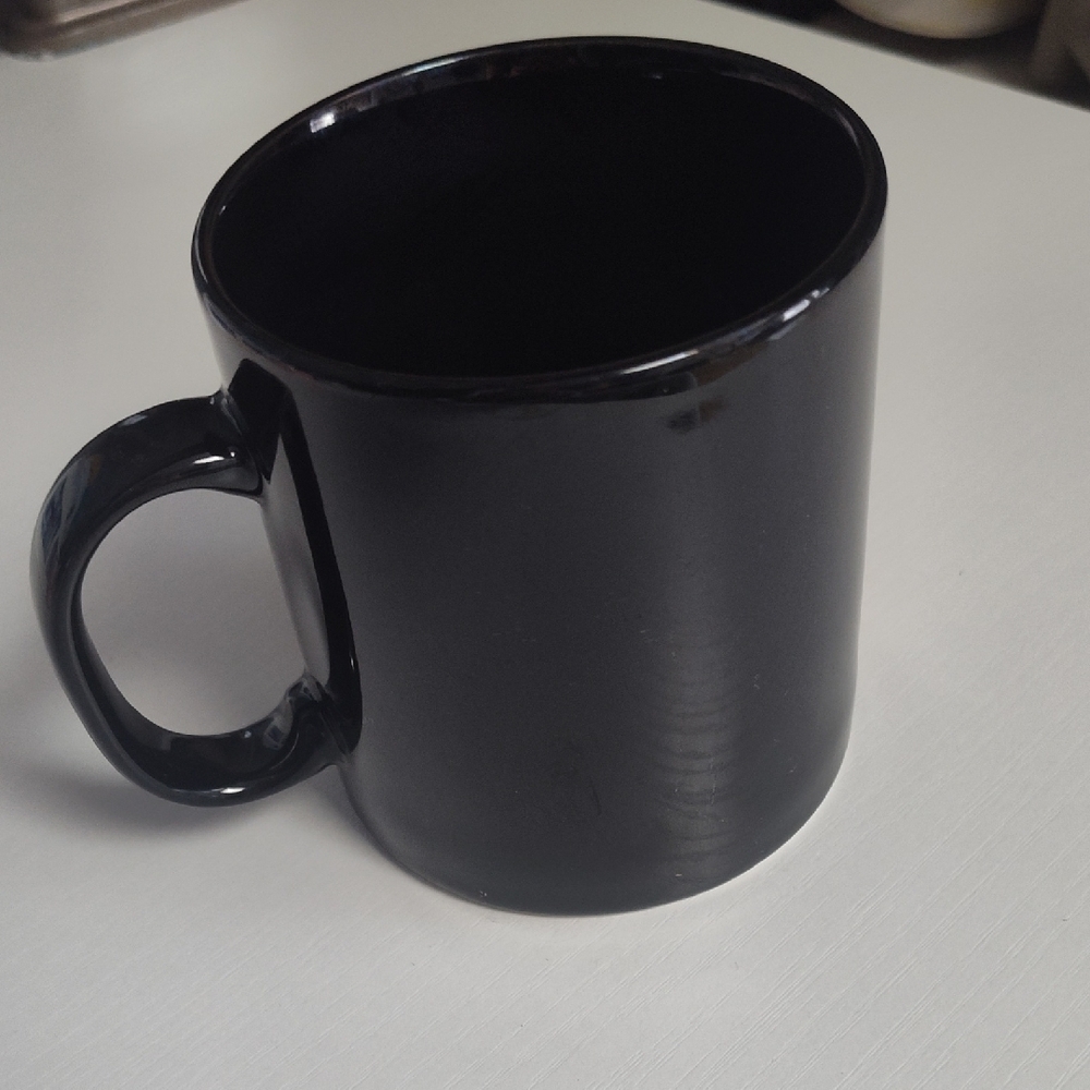 Laurel Burch Purple and Gold Cat Mug - Picture 2 of 6